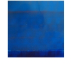 "Blue composition No.1”, calcographic monotype print, 60x75 cm